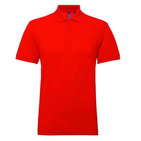 Asquith & Fox Mens Short Sleeve Performance Blend Polo Shirt (Cherry Red) - Image 1