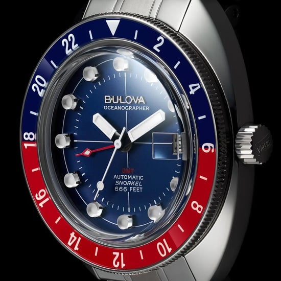 Bulova Oceanographer Men's Silver Watch 96B405 - Image 3