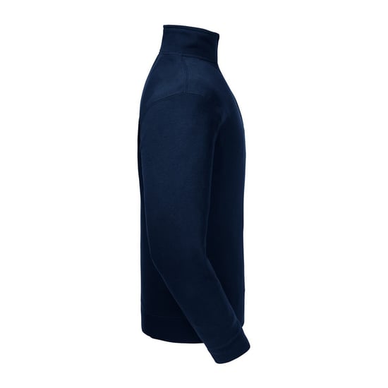 Russell Mens Authentic Zip Neck Sweatshirt (French Navy) - Image 3