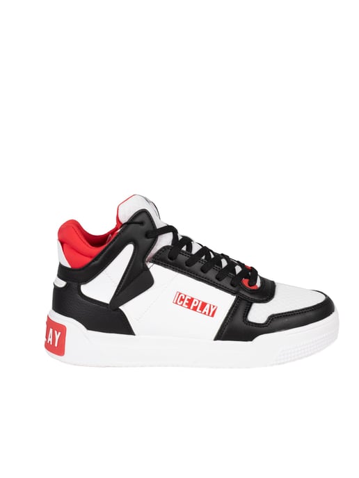 Ice Play Zapatillas del hombre negro, Blanco - Image 1