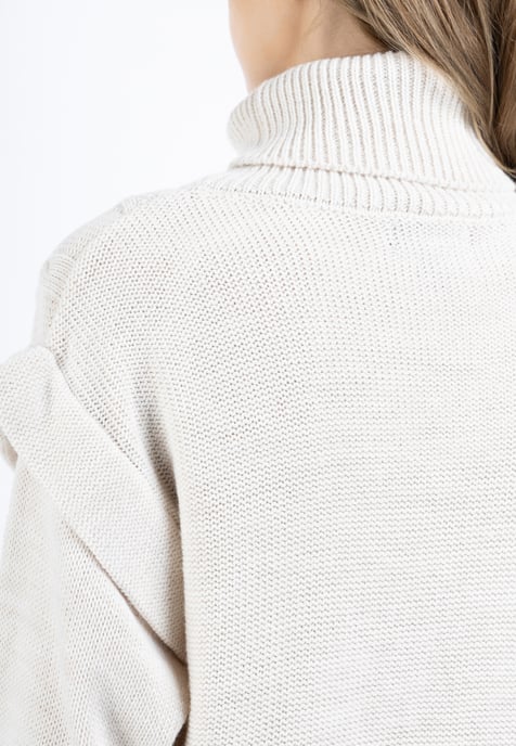 Dreimaster Knitted pullover women off-white - Image 5