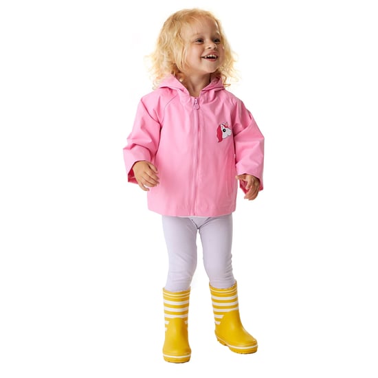 Regatta Childrens/Kids Luna The Unicorn Waterproof Jacket (Sweet Pink)