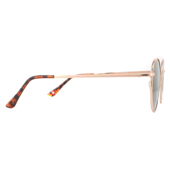 Gafas de sol polarizadas verdes G15 en rosa y oro para unisex Montana Round - Image 4