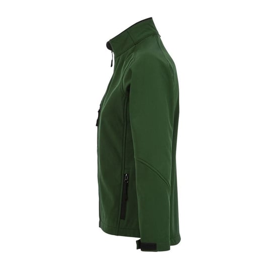 SOLS Womens/Ladies Roxy Soft Shell Jacket (Breathable, Windproof And Water Resistant) (Bottle Green) - Image 4