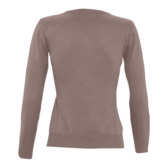SOLS Womens/Ladies Galaxy V Neck Sweatshirt (Medium Grey) - Image 2