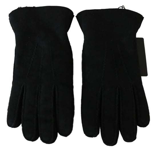 Guantes de piel negra para motociclista de hombre Dolce & Gabbana - Image 2