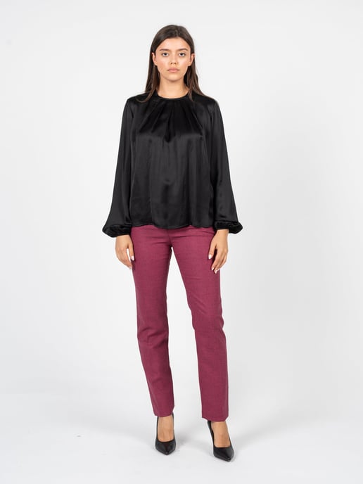 Liu Jo Pantalones de mujer negro, rosado - Image 2
