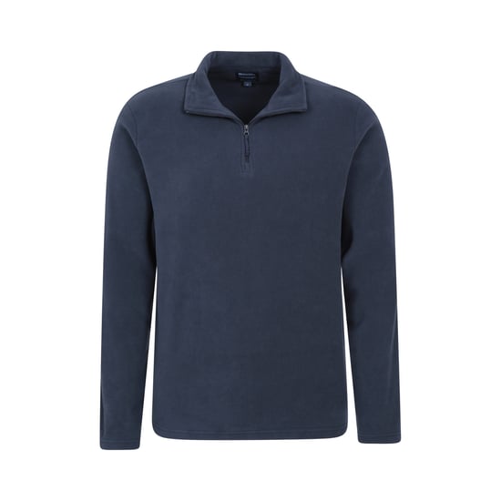 Mountain Warehouse Mens Camber II Half Zip Fleece Top (Navy) - Image 4