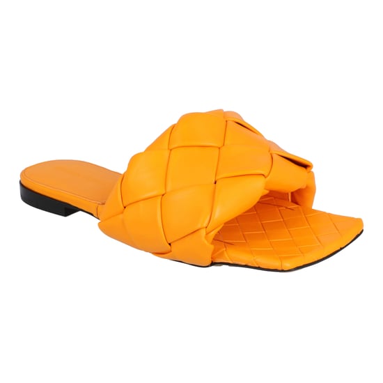 Bottega Veneta Lido Flat Sandal orange - Image 2