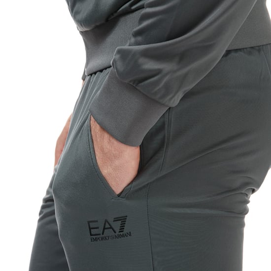 Emporio Armani EA7 Core ID poly tracksuit for men in gray