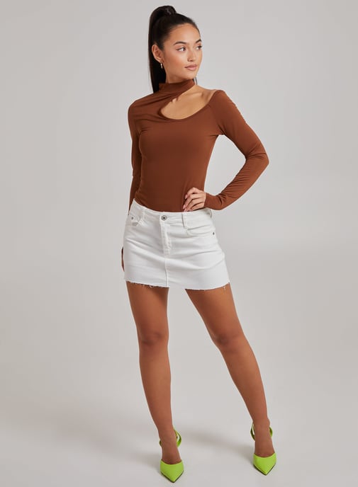 SPICY - Cut Out Shoulder Bodysuit