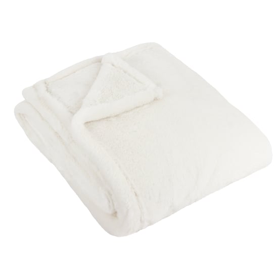 Manta de imitación de piel de doble cara Kallu de furn. - Image 1