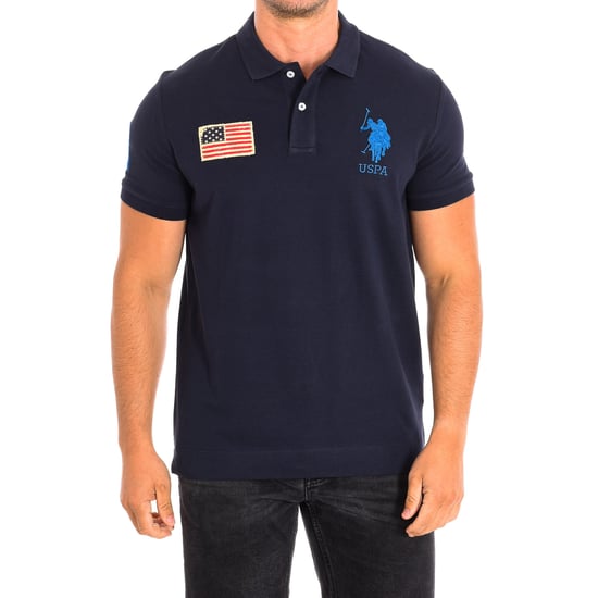 JARE Short Sleeve Polo with contrasting lapel collar 64777 man