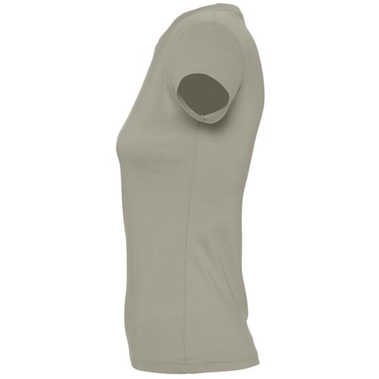 SOLS Womens/Ladies Imperial Heavy Short Sleeve T-Shirt (Khaki) - Image 3