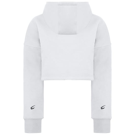 Sudadera con capucha corta blanca para mujer BoxRaw Johnson - Image 2