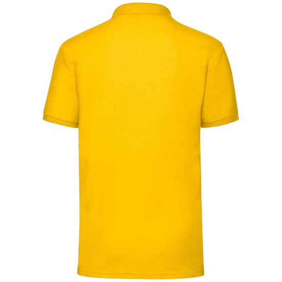 Fruit of the Loom Mens 65/35 Polo Shirt (Sunflower) - Image 2