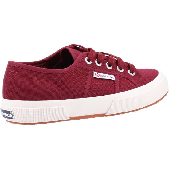 Superga 2750 Cotu Classic 100% Cotton Women's Dark Bordeaux Trainers - Image 2