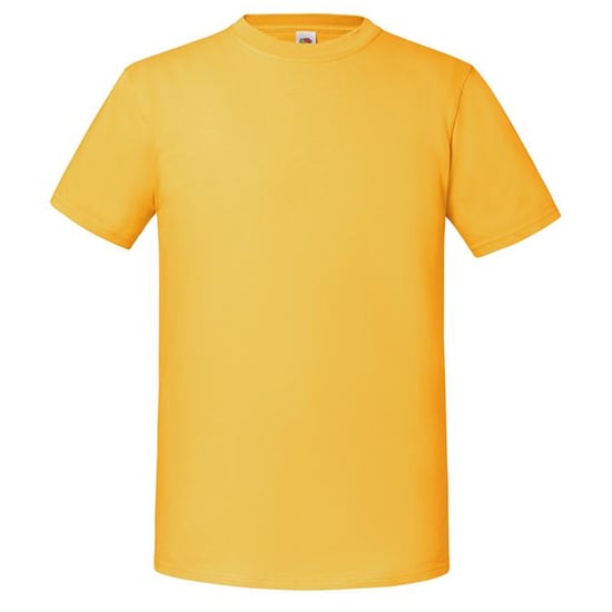 Fruit Of The Loom Mens Iconic 195 Ringspun Premium Tshirt (Sunflower) - Image 1