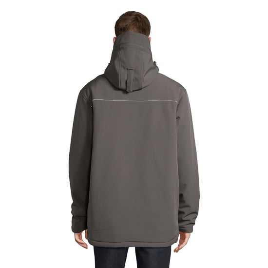 SOLS Mens Rock Padded Soft Shell Jacket (Charcoal Grey) - Image 2