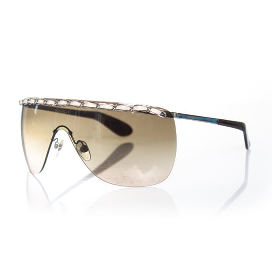 rimless shield chain sunglasses - Image 2