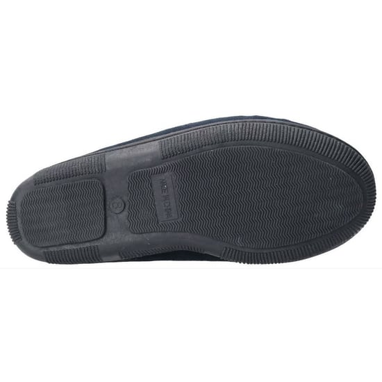 Hush Puppies Mens Ace Slip On Leather Slipper (Navy) - Image 4