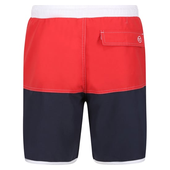 Regatta Mens Benicio Swim Shorts (Roccoco Red/Navy)