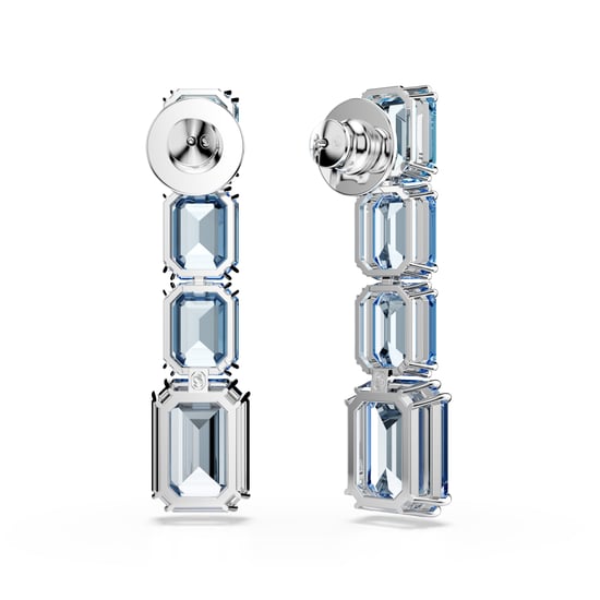 Swarovski 'Millenia' Women's Base Metal Drop Earrings - Silver 5696516 - Image 4