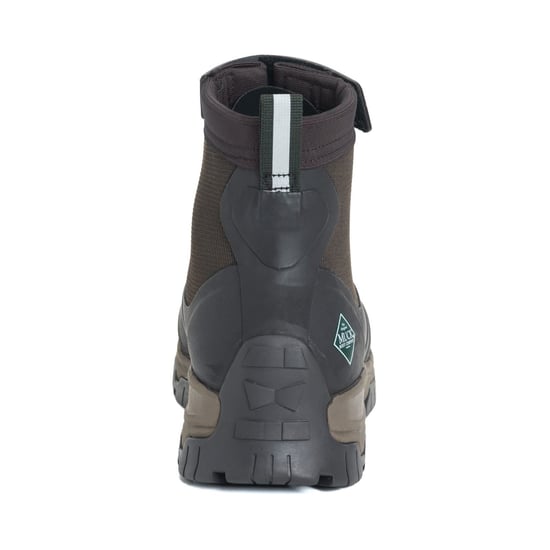 Muck Boots Apex Mid Zip Rubber Dark Brown Wellington Boots - Image 2