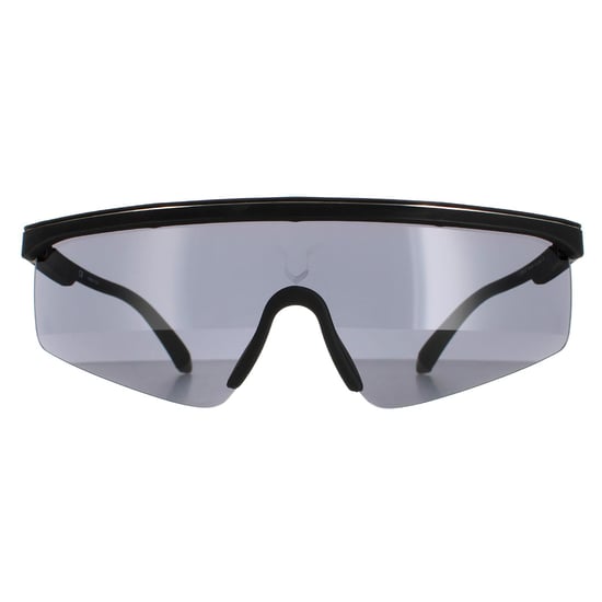 Police Semi Rimless Mens Black Rubber Smoke SPLA28 Lewis Hamilton