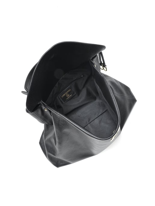 Luisa Vannini SS22 LV 1782T Black Leather Bag - Image 4