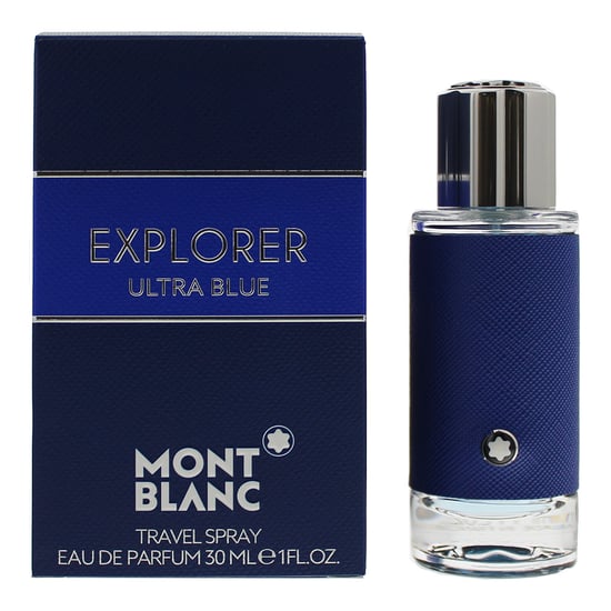 Montblanc Explorer Ultra Blue Eau De Parfum 30ml Travel Spray - Image 1