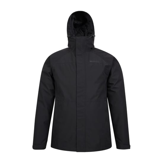 Mountain Warehouse Mens Alaskan 3 In 1 Waterproof Jacket (Black) - Image 1