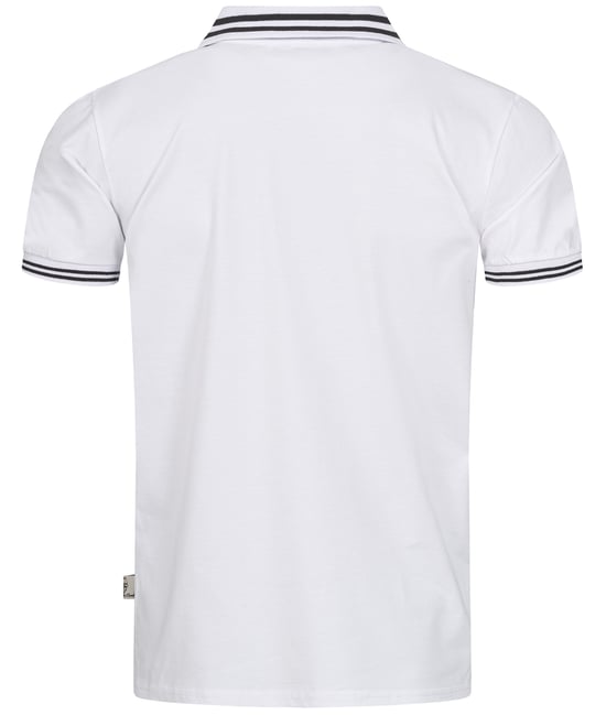 Rock Creek Poloshirt Weiß-Schwarz