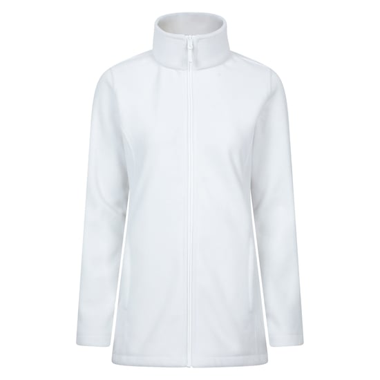 Mountain Warehouse Womens/Ladies Longline Fleece Jacket (Beige) - Image 1