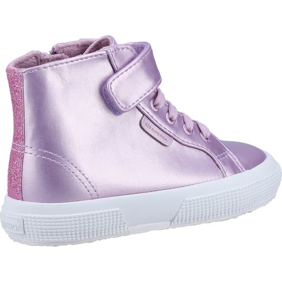 Superga 2674 Kids Faux Leather Glitter Girls Boots - Image 2