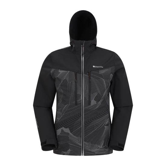 Mountain Warehouse Mens Illuminate II Soft Shell Jacket (Black) - Image 1