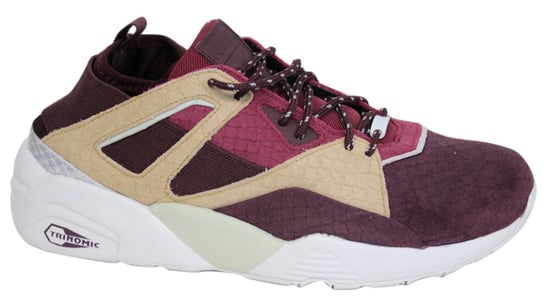 Puma Trinomic BOG Sock Rioja Mens Lace Up Burgundy Trainers 361456 02 D9