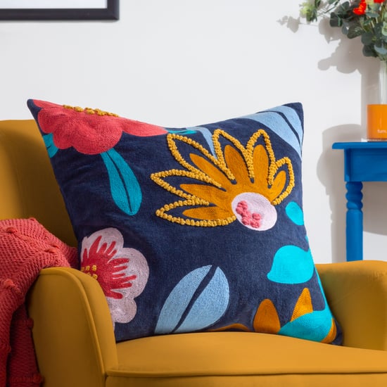 Cojín Relleno de Poliéster Floral Bordado Janey de furn. - Image 5