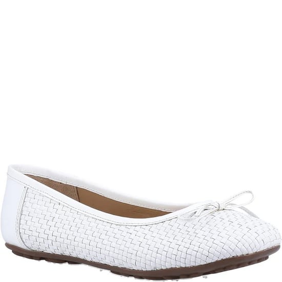 Hush Puppies Womens/Ladies Ballerina Leather Pumps (White) - Image 1