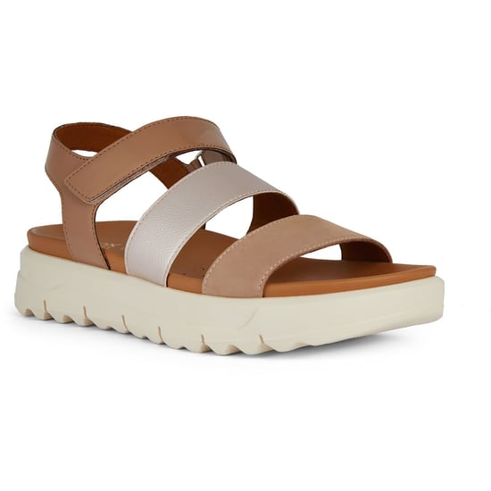 Geox D Xand 2.1S B Synthetic Women's Nude Sandals - Image 1
