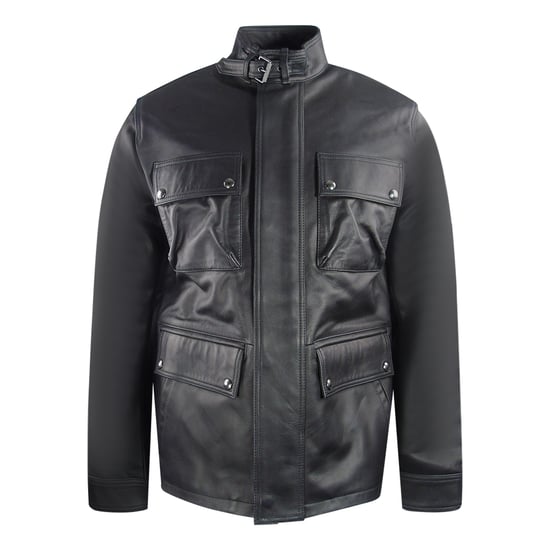 Belstaff Black Grant Leather Jacket