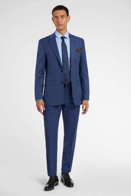 Regular Fit Blue Jacket - Image 2