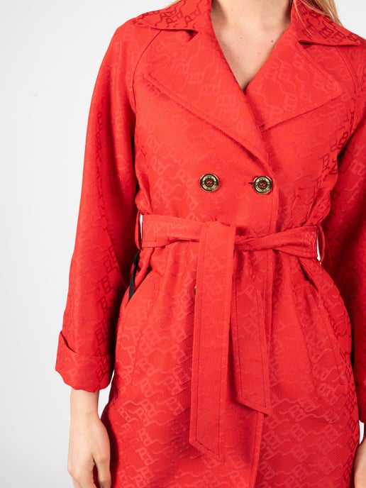 Pinko Abrigo Tandil de mujer rojo - Image 5