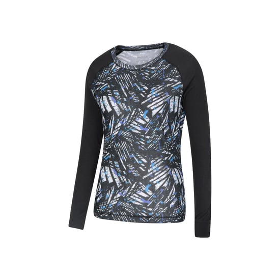 Mountain Warehouse Womens/Ladies Talus Printed Thermal Top (Grey) - Image 2
