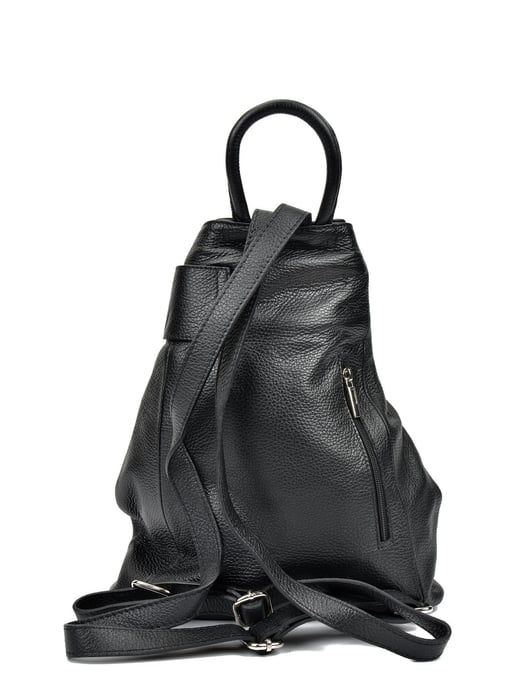 Anna Luchini SS22 AL 1083 Black Leather Bag - Image 2