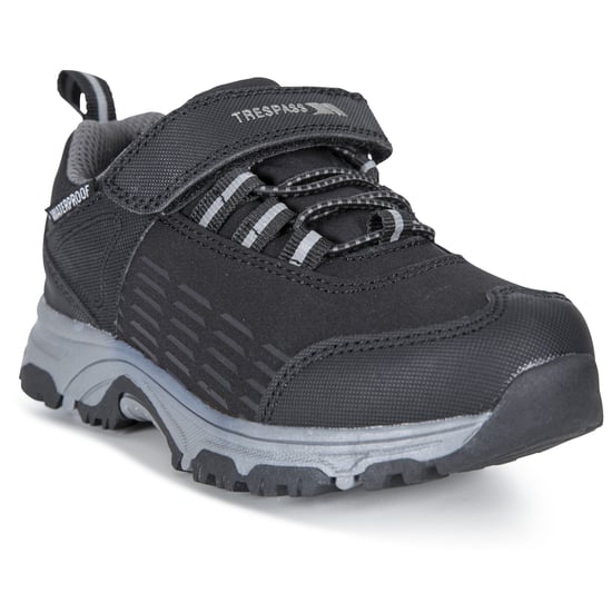 Trespass Childrens/Kids Harrelson Low Cut Hiking Trainers (Black)