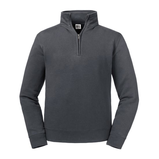 Russell Mens Authentic Quarter Zip Sweatshirt (Convoy Grey) - Image 1
