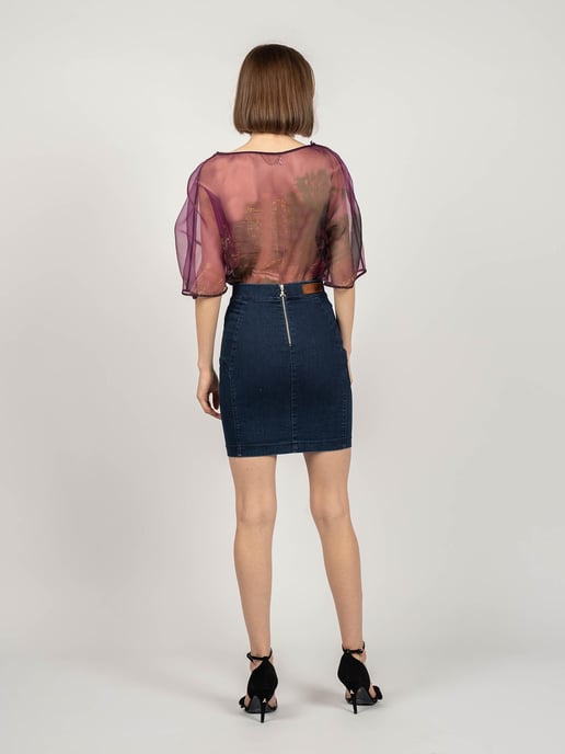 Patrizia Pepe Blusa de mujer Violeta - Image 3