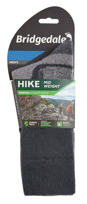 Bridgedale - Calcetines de lana merino para hombre - Gunmetal - Image 2
