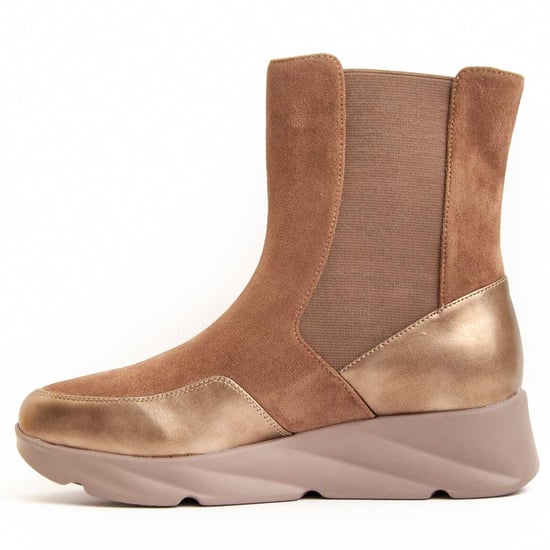 Montevita Wedge Ankle Boot Calig2 In Brown